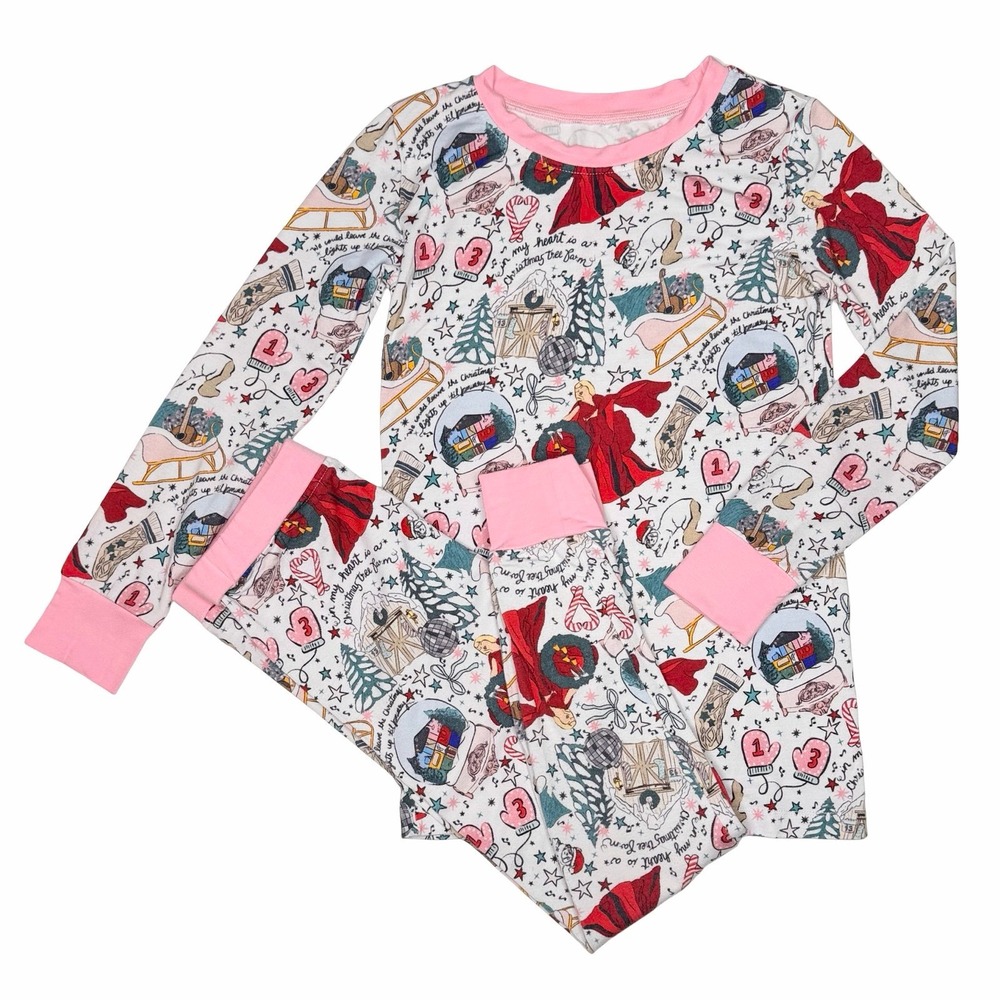 Elisabeth + Faith Swiftie Christmas Bamboo Pajama Set Taylor Swift